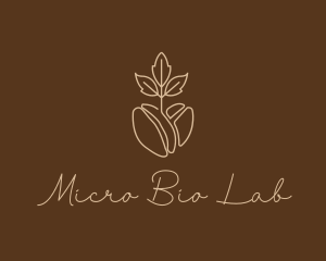 Organic Coffee Bean logo design