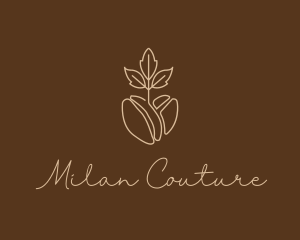 Organic Coffee Bean logo design