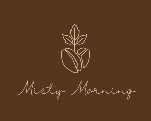 Organic Coffee Bean logo design