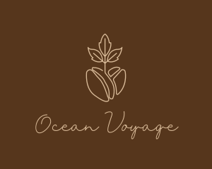 Organic Coffee Bean logo design