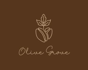 Organic Coffee Bean logo design