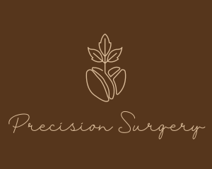 Organic Coffee Bean logo design