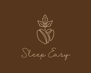 Organic Coffee Bean logo design