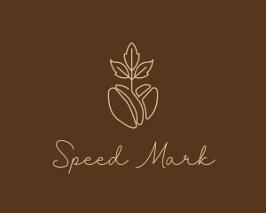 Organic Coffee Bean logo design