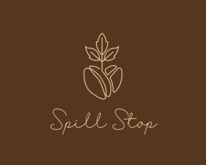 Organic Coffee Bean logo design