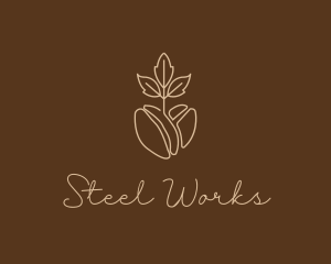 Organic Coffee Bean logo design