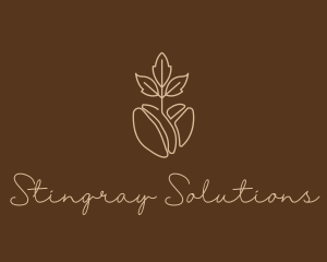 Organic Coffee Bean logo design