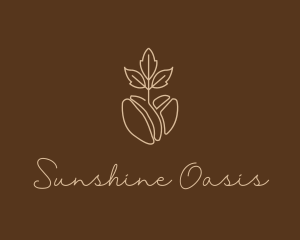 Organic Coffee Bean logo design