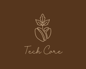 Organic Coffee Bean logo design