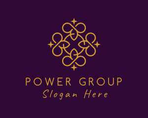 Golden Elegant Pattern Logo