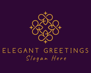 Golden Elegant Pattern logo design