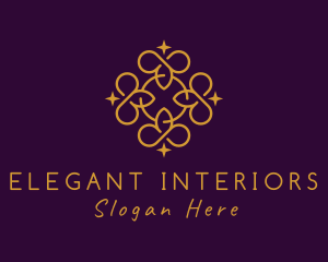 Golden Elegant Pattern logo design