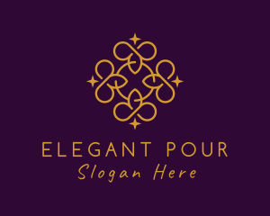 Golden Elegant Pattern logo design