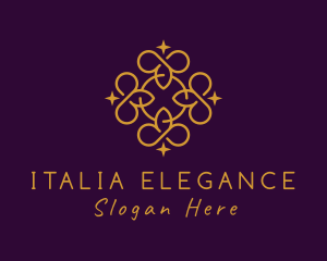 Golden Elegant Pattern logo design