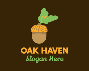 Acorn Oak Nut logo design