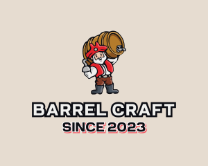 Barrel - Pirate Beer Barrel logo design