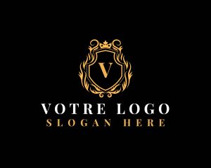 Elegant Luxury Crown  Logo
