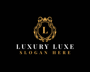 Elegant Luxury Crown  logo design