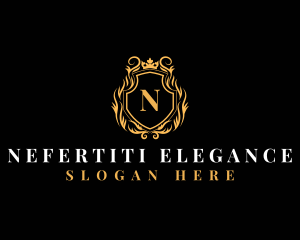 Elegant Luxury Crown  logo design