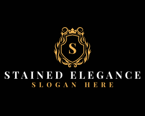 Elegant Luxury Crown  logo design