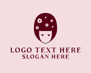 Skin Care - Flower Hair Salon logo design