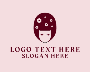 Flower Hair Salon  Logo