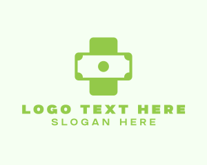 Loan - Green Cross Money logo design