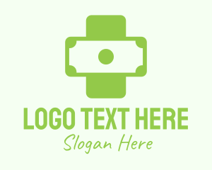 Loan - Green Cross Money logo design