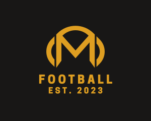 Esports - Modern Headphone Letter M logo design