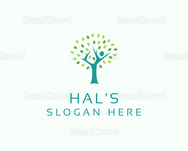 Holistic Yoga Tree Logo