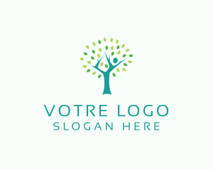 Holistic Yoga Tree Logo