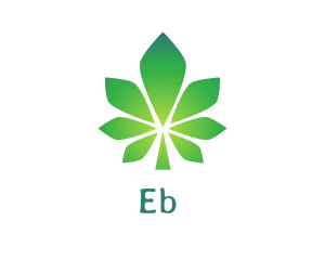 Oil - Gradient Polygon Cannabis logo design