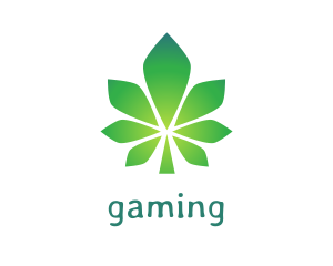 Cannabis - Gradient Polygon Cannabis logo design