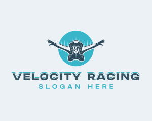 Outdoor Skydiving Adventure Logo