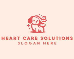 Puppy Dog Grooming logo design