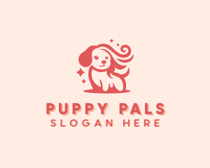 Puppy Dog Grooming logo design