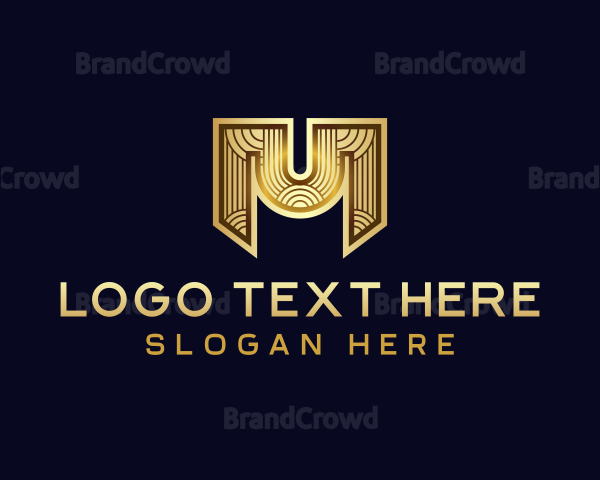 Premium Business Letter M Logo