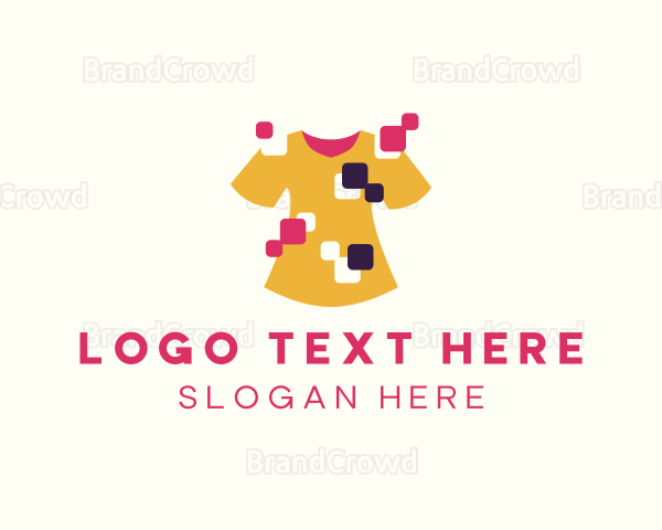 Creative Shirt Pixel Logo