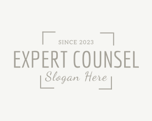 Counsel - Simple Photography Business logo design