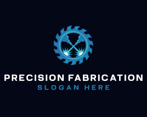 Fabrication - Laser Saw Fabrication logo design