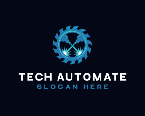 Automation - Laser Saw Fabrication logo design