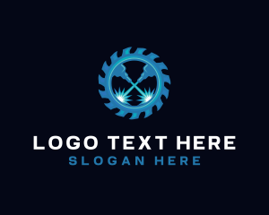Technician - Laser Saw Fabrication logo design