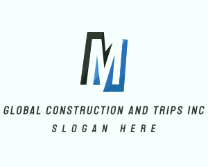 Professional Business Letter M Logo