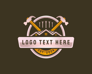 Contractor - Hammer Carpentry Roofing logo design