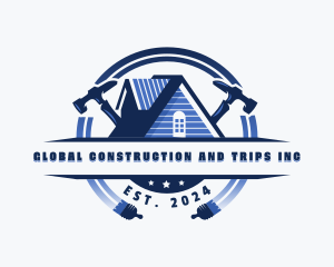 Hammer Carpentry Construction Logo