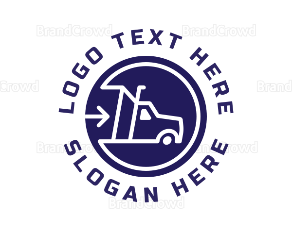 Automotive Delivery Truck Logo