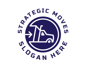 Automotive Delivery Truck logo design