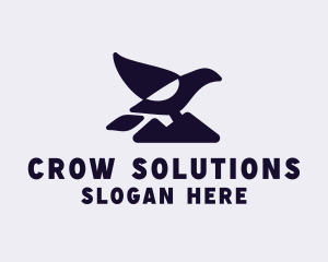 Crow - Crow Raven Bird logo design