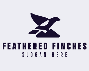 Crow Raven Finch logo design