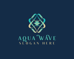 Wave Star Startup logo design